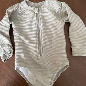Rylee + Cru rash guard suit 6-12 mos